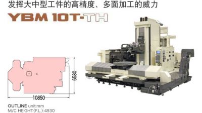 日本安田5AXES　YBM 10T-TH